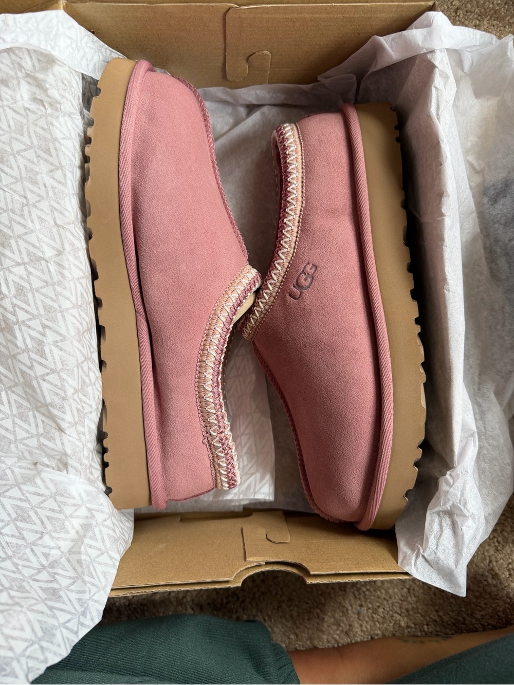 Brand new UGG Women's Dusty Rose Suede Tasman II - Picture 4 of 6